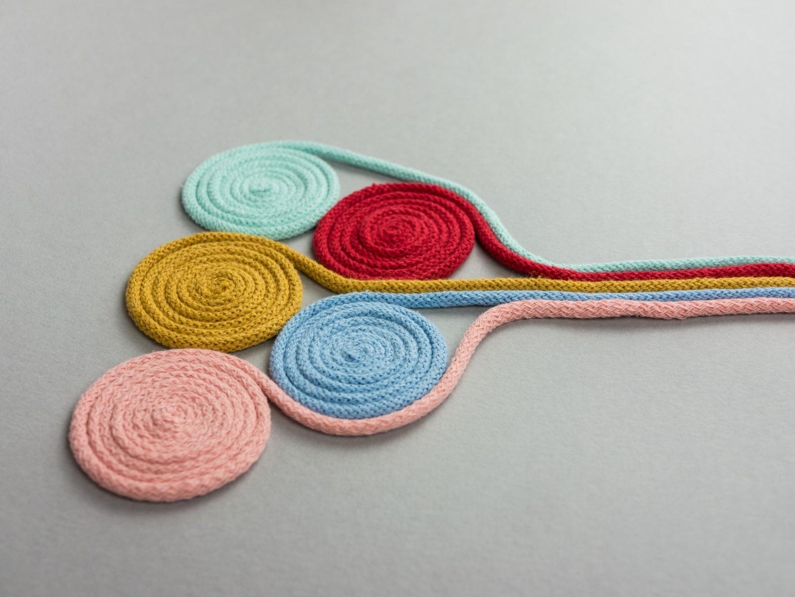 Bobbiny cotton cords in many colours